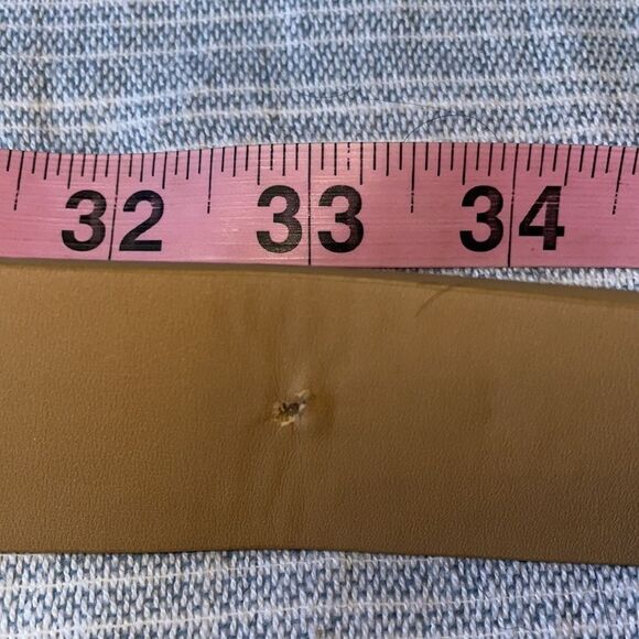 SHEIN Double O-Ring Buckle Faux Leather Belt - Camel - FREE with any purchase - Picture 9 of 10